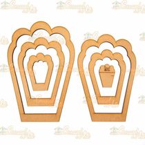 Gabarito Flor Gigante Mdf F008