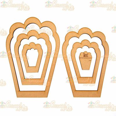 Gabarito Flor Gigante Mdf F008