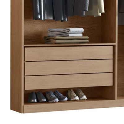 Closet Casal Maya 6 Gavetas 7 Prateleiras Mdf Rufato Imbuia