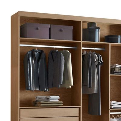 Closet Casal Maya 6 Gavetas 7 Prateleiras Mdf Rufato Imbuia
