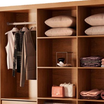 Guarda Roupa Casal Hera Premium Com Espelho 8 Portas Moderna Naturalle