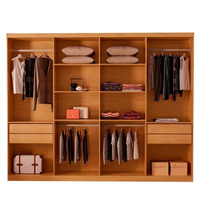 Guarda Roupa Casal Toronto Mdf 8 Portas Moderna Mobília /off White/