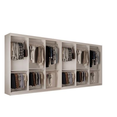 Guarda Roupa Closet Light Premium Moderna Branco