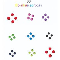 Kit Com 36 Mini Bolo Tipo Espuma 2 Cm