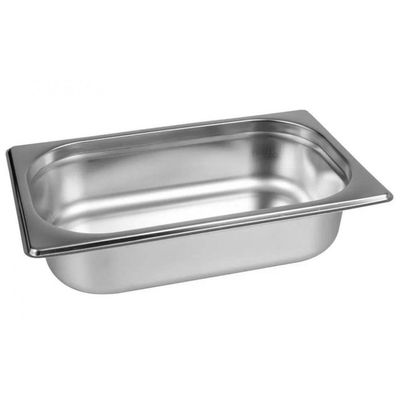 Cuba Gastronomica Inox Gn 1/4 X 100mm (265X162mm) Brasinox