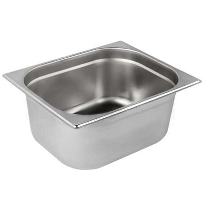 Kit 6 Cubas Gastronomica Inox Gn 1/2 X 150Mm (325X265Mm)