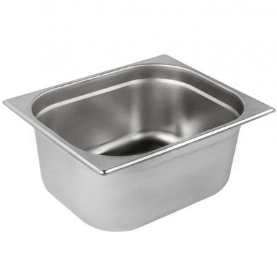 Kit 6 Cubas Gastronomica Inox Gn 1/2 X 150Mm (325X265Mm)