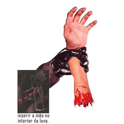 Mão Magica Braço Mão do Terror Latex