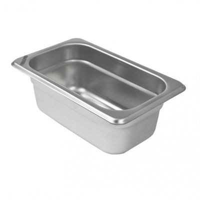 Kit 2 Cubas Gastronomicas Rechaud Inox 1/9x65mm Brasinox