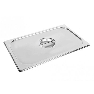 Kit 2 Cubas Gastronomica Inox 1/1X200mm Com Tampas Brasinox