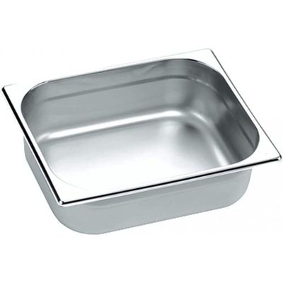 Cuba Gastronomica Inox Gn 1/4 X 65mm (265X162mm) Brasinox
