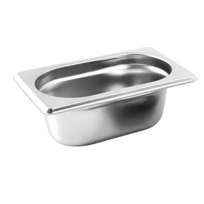 Kit 8 Cubas Gastronomicas Rechaud Inox 1/9x65mm Brasinox