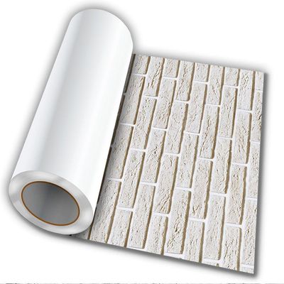 Adesivo Autocolante Tijolo Branco 50Cmx50Cm Modelo 2