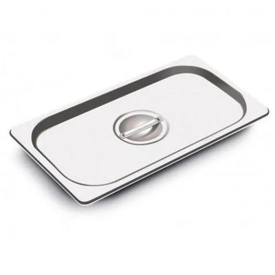 Kit 10 Tampas De Cuba Gastronomica Inox 1/3 Sem Recorte