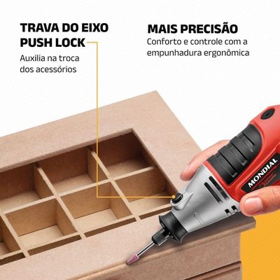 Micro Retífica Mondial Power Tools FMR-02 60hz 220V