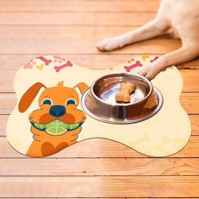 Tapete Comedouro Ração Cachorro Pet Cão Dog Lona Nº1 - 30x44
