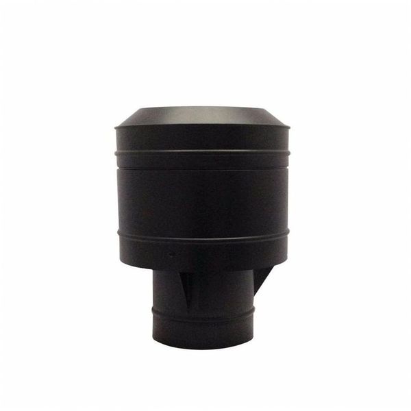 Chapéu Preto Tipo Canhão Sputinik Chaminé 230 Mm De Diâmetro