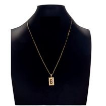 Cordão Carti Fecho 2mm Com A Letra B