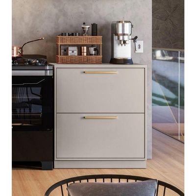 Balcão 1 Porta 1 Gaveta Essence 80cm 100% Mdf - Itatiaia Fendi