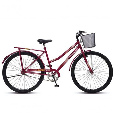 Bicicleta Aro 26 Colli Cazelle Fort Rosa Neon