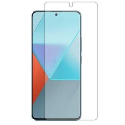 Película Hidrogel + Adesivo Fibra De Carbono Para Xiaomi Redmi Note 13 Pro - Transparente