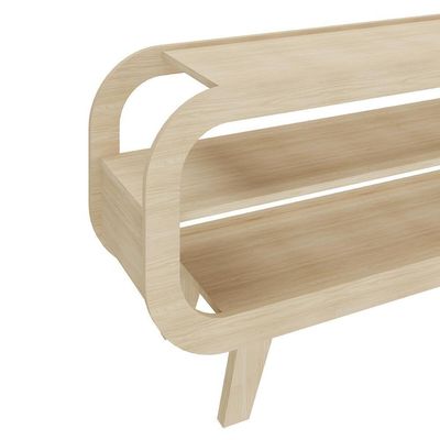Rack Para Até 60 Polegadas 133,5cm Com Pés Retrô Multimóveis Cr45328