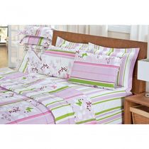 Jogo De Cama Lençol Microfibra Queen Size 03 Pçs