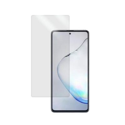Película Hidrogel + Adesivo Fibra De Carbono Para Samsung Galaxy Note 10 Lite - Transparente