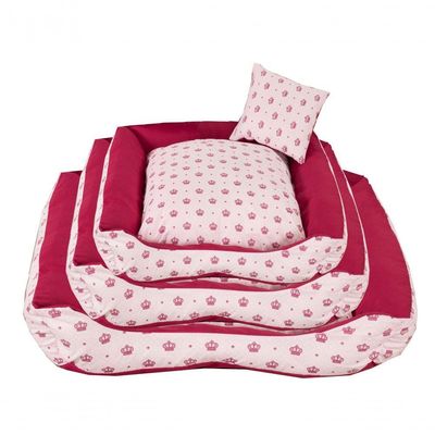Cama Pet Cachorro Ou Gato Realeza Rosa Tam: M
