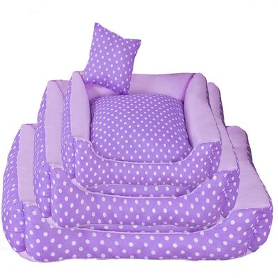 Cama Pet Cachorro Ou Gato Poa Tam: G Lilás