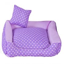 Cama Pet Cachorro Ou Gato Poa Tam: G Lilás