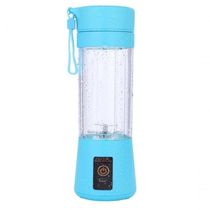 Mini Liquidificador Portátil Usb Shakes Vitaminas Sucos Academia 4 Laminas