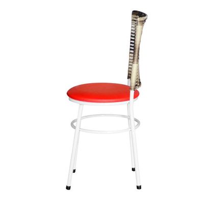 4 Cadeiras Para Mesa Branca Hawai Cappuccino Premium Cor:vermelho