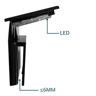Luminária Para Aquário Lorben 12 Led Branco Frio 6500k X3 5w Bivolt