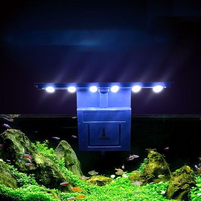 Luminária Para Aquário Lorben 12 Led Branco Frio 6500k X3 5w Bivolt