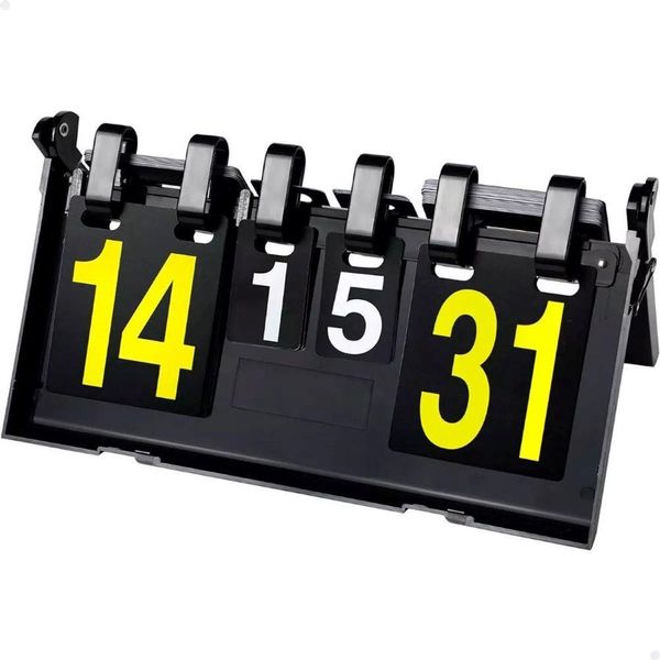 Placar De Mesa Dobrável Lorben Marcador Manual Contador De Pontos