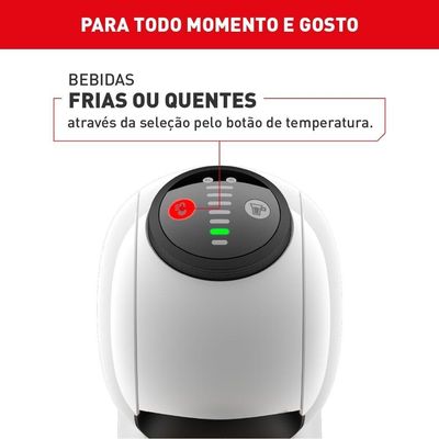 Cafeteira Nescafé Dolce Gusto Arno Genio S Basic DGS1 Branca 110V