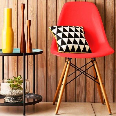 Cadeira Eiffel Charles Eames F03 Vermelho