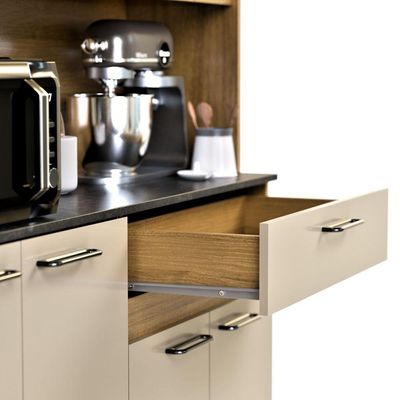 Armário De Cozinha Completa Coral Com 8 Portas E 1 Gaveta Compacto Freijó Off
