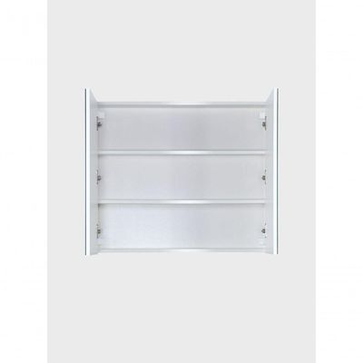 Armário Para Banheiro Com Espelho 80cm Mdf Branco - On Móveis