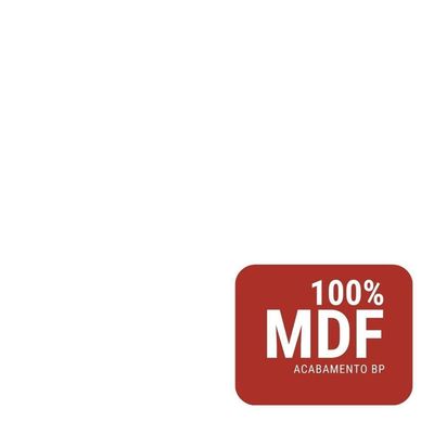 Armário Para Banheiro Com Espelho 80cm Mdf Branco - On Móveis