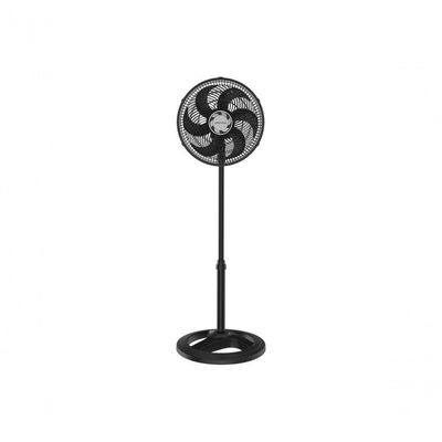 Ventilador De Coluna Preto 30cm Turbo 6 Pas Oscilante Ventisol - 220v