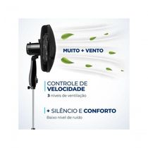 Ventilador De Coluna Mondial Vsp-40c-b 40cm 6 Pas - 220v