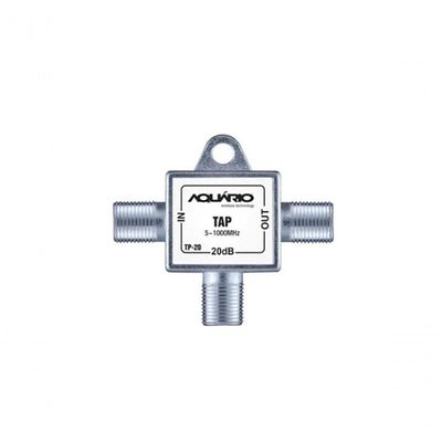 Tomada Blindada Aquario Tp-20 20db 5- 1000mhz
