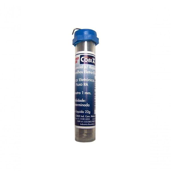 Solda Tubinho Cobix Azul 22 Gramas