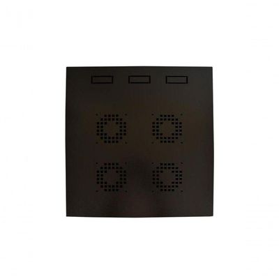 Mini Rack Max Eletron 19 Polegadas 16u X 570 Mm Preto