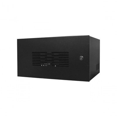 Mini Rack Max Eletron 19 05 X 350mm Porta Perfurada - Preto