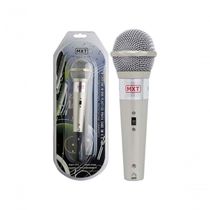 Microfone Mxt M-996 Plastico Prata Com Fio 3 Metros 541023