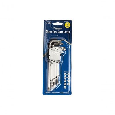 Jogo De Chaves Torx Longa C- 9 Pecas