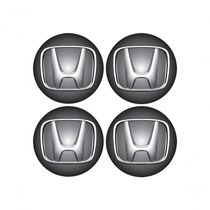 Jogo Bottom- Emblema Para Calota Honda 48mm Degrade 4...